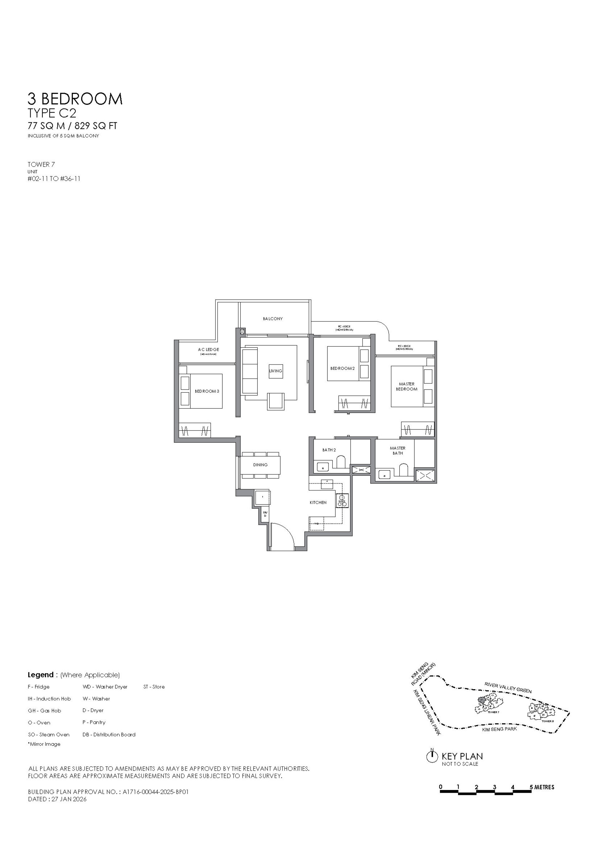 River Modern floorplan